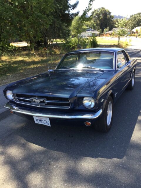 1965 Midnight Blue Ford Mustang Coupe