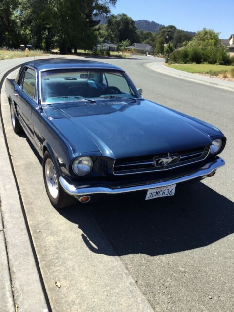 1965 Midnight Blue Ford Mustang Coupe