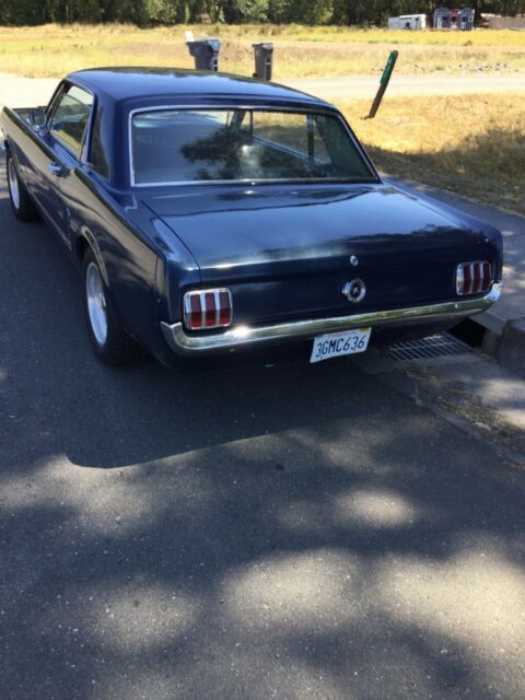 1965 Midnight Blue Ford Mustang Coupe