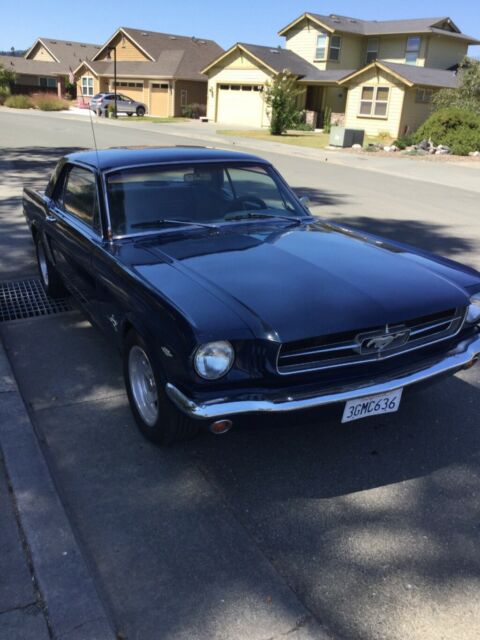 1965 Midnight Blue Ford Mustang Coupe