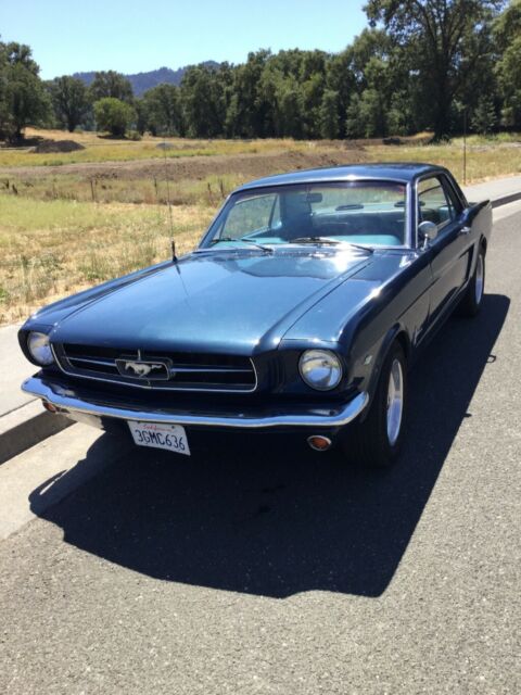 1965 Midnight Blue Ford Mustang Coupe
