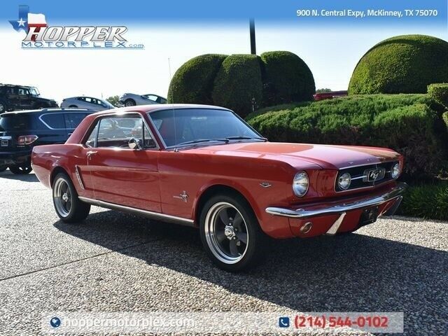 1965 Red Ford Mustang --
