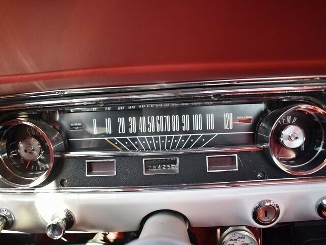 1965 Red Ford Mustang --