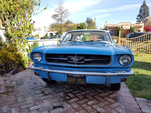 1965 Light Blue Ford Mustang Coupe
