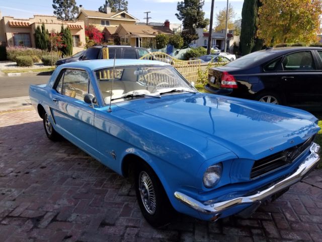 1965 Light Blue Ford Mustang Coupe