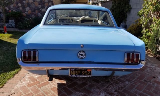 1965 Light Blue Ford Mustang Coupe