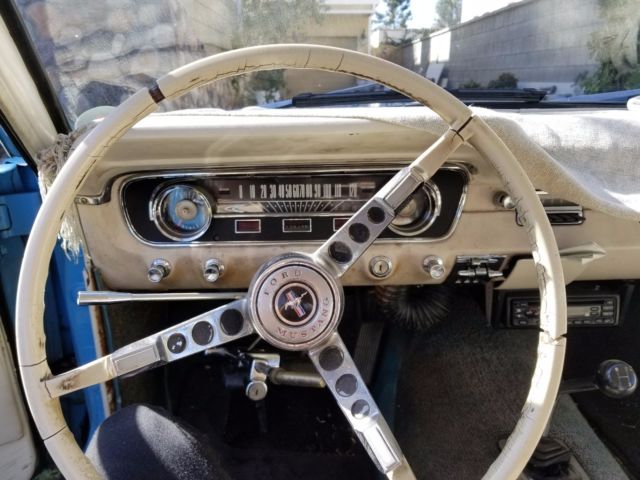 1965 Light Blue Ford Mustang Coupe