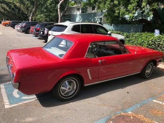 1965 Red Ford Mustang Coupe