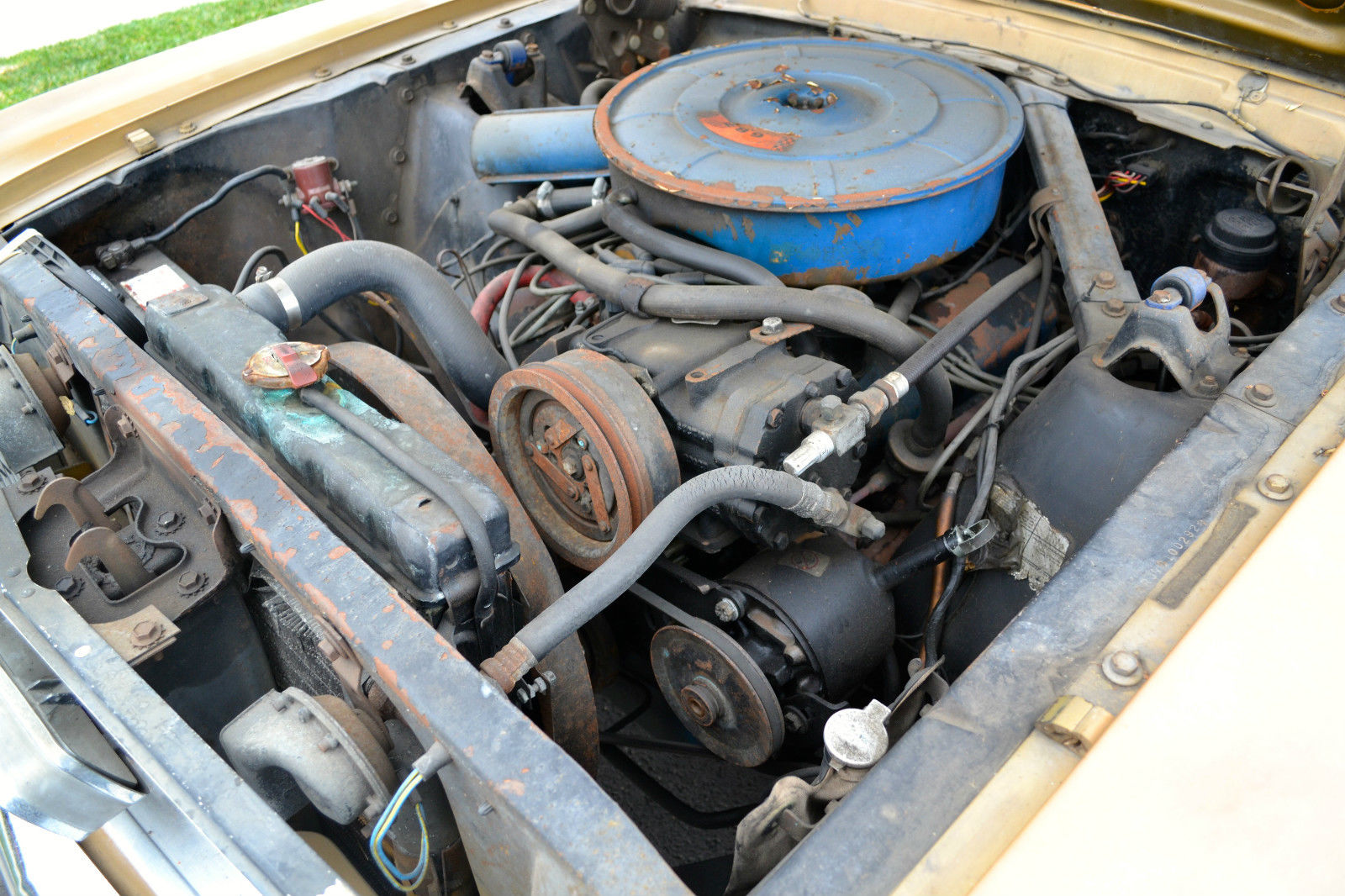 1966 Gold Ford Mustang Coupe