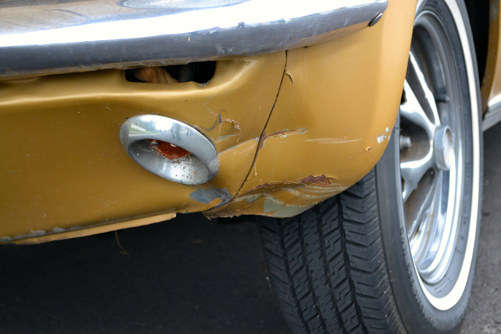 1966 Gold Ford Mustang Coupe