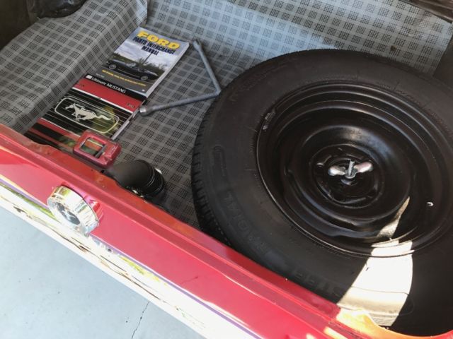 1965 Red Ford Mustang