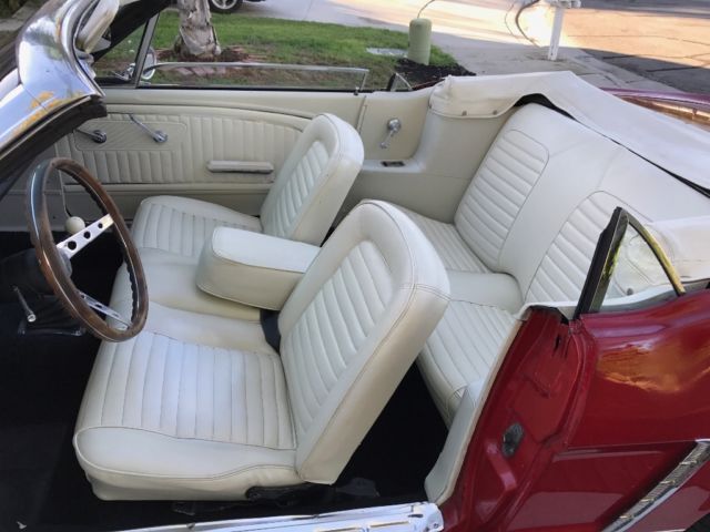 1965 Red Ford Mustang