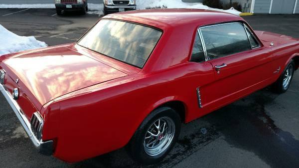1965 Red Ford Mustang Coupe