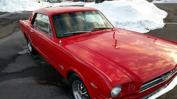 1965 Red Ford Mustang Coupe