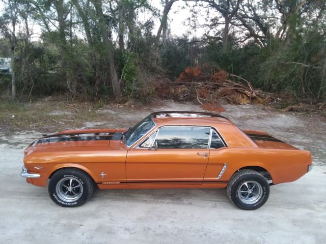 1965 GOLDEN ORANGE Ford Mustang Coupe
