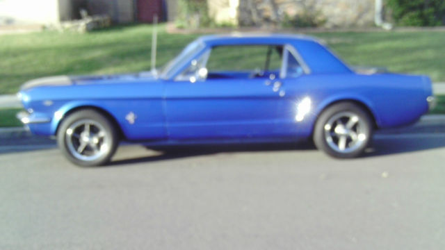 1965 Blue Ford Mustang Coupe