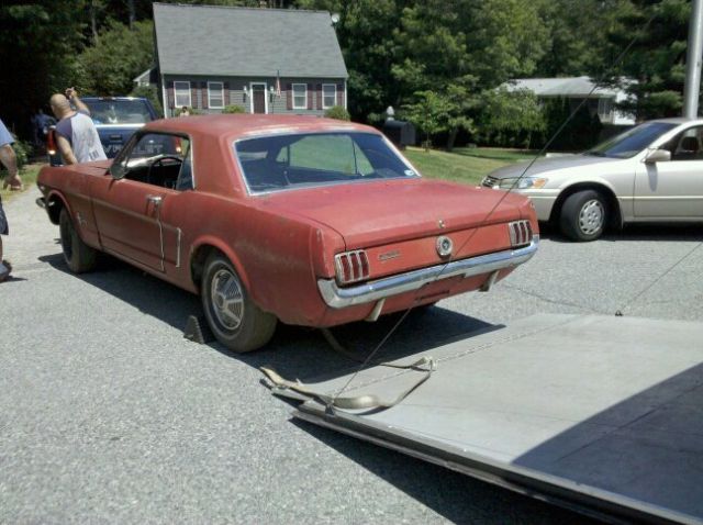 1965 Red Ford Mustang Coupe