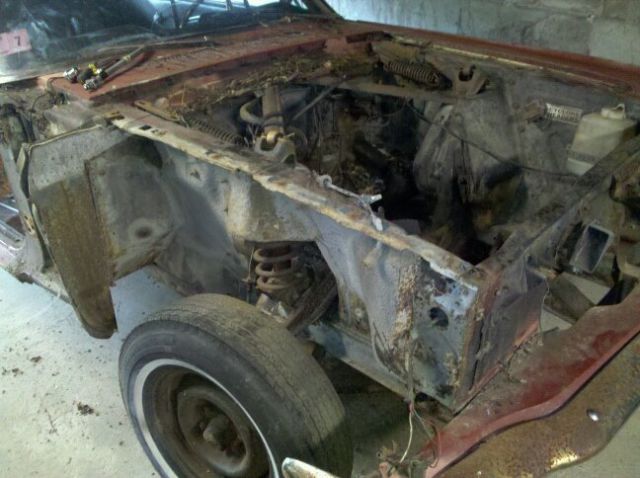 1965 Red Ford Mustang Coupe