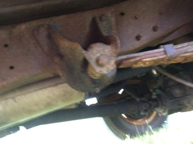 1965 Red Ford F-100 Standard Cab Pickup