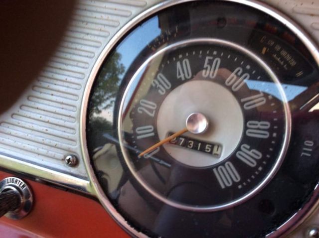 1965 Red Ford F-100 Standard Cab Pickup