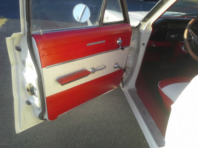 1965 White Ford Galaxie Wagon