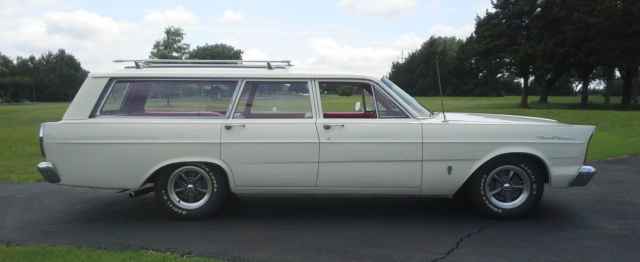 1965 White Ford Galaxie Wagon