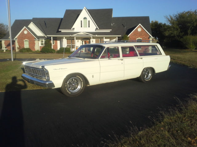 1965 White Ford Galaxie Wagon