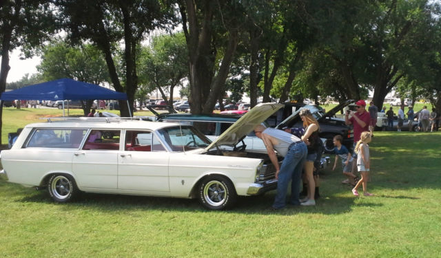 1965 White Ford Galaxie Wagon
