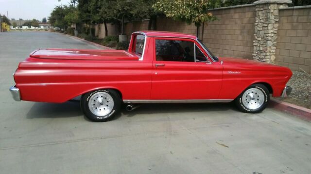 1965 Red Ford Ranchero Standard Cab Pickup