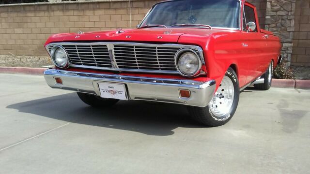 1965 Red Ford Ranchero Standard Cab Pickup