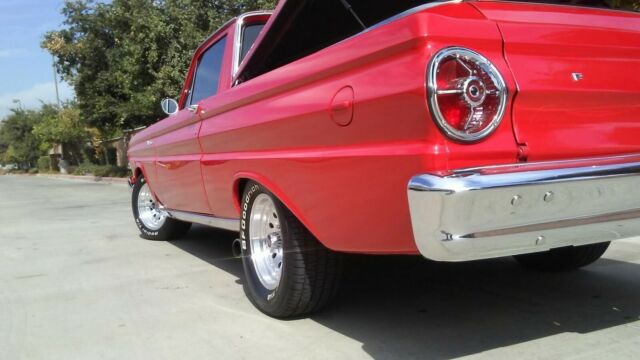 1965 Red Ford Ranchero Standard Cab Pickup