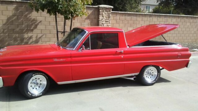 1965 Red Ford Ranchero Standard Cab Pickup