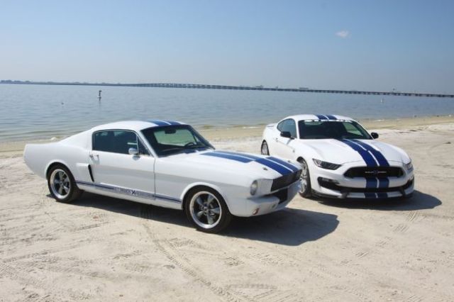 1965 White Ford Mustang Fastback