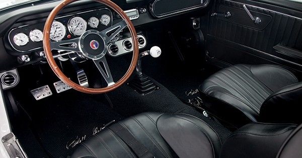 1965 White Ford Mustang Fastback