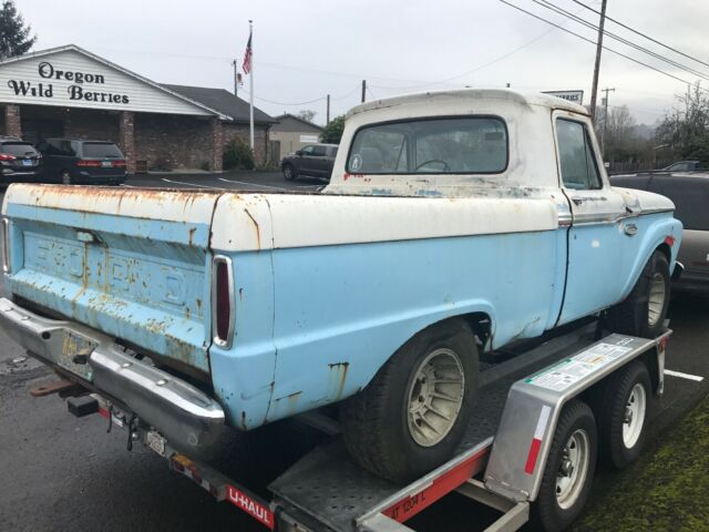1965 Blue Ford F-100 Short bed