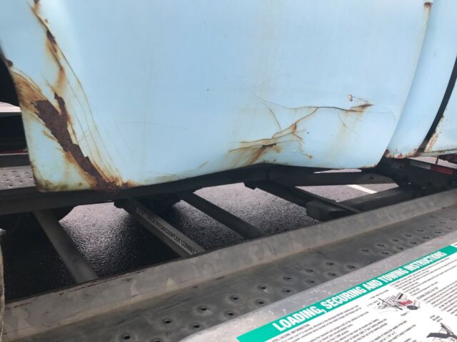 1965 Blue Ford F-100 Short bed