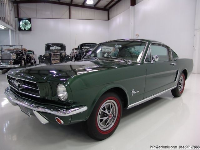 1965 Ivy Green Ford Mustang Hatchback
