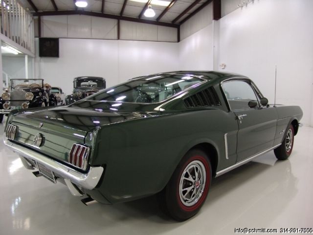 1965 Ivy Green Ford Mustang Hatchback
