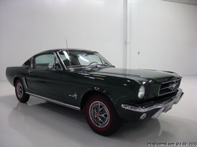 1965 Ivy Green Ford Mustang Hatchback