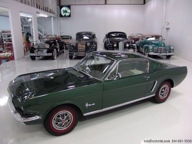 1965 Ivy Green Ford Mustang Hatchback