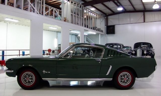 1965 Ivy Green Ford Mustang Hatchback
