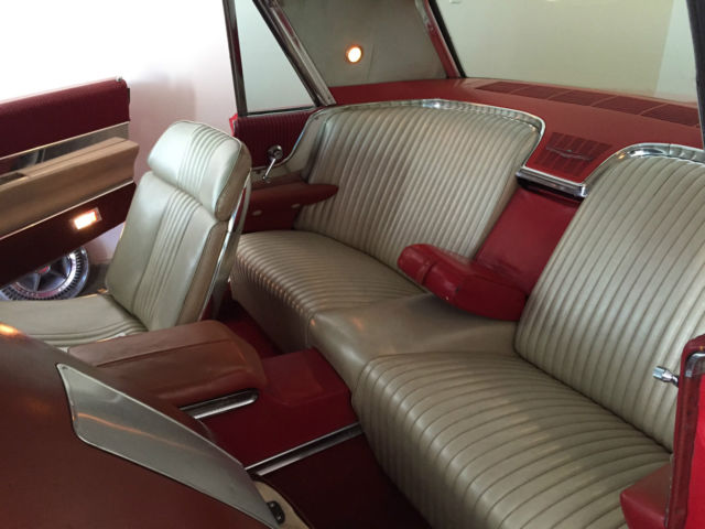 1965 Red Ford Thunderbird Hardtop