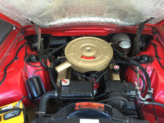 1965 Red Ford Thunderbird Hardtop