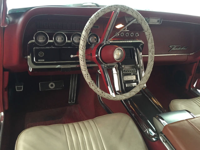 1965 Red Ford Thunderbird Hardtop