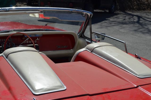 1965 red Ford Thunderbird