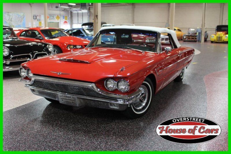 1965 Red Ford Thunderbird Convertible