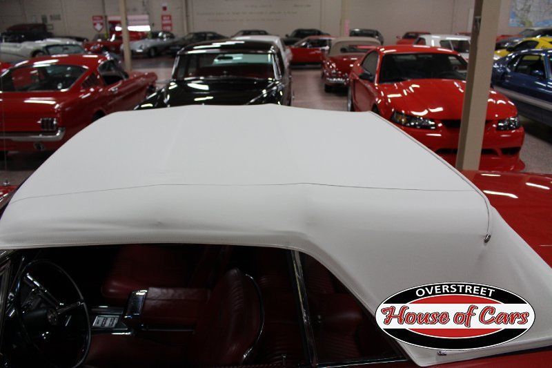 1965 Red Ford Thunderbird Convertible