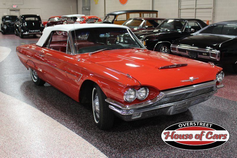 1965 Red Ford Thunderbird Convertible