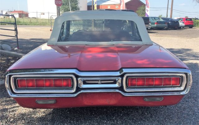 1965 Red Ford Thunderbird Convertible