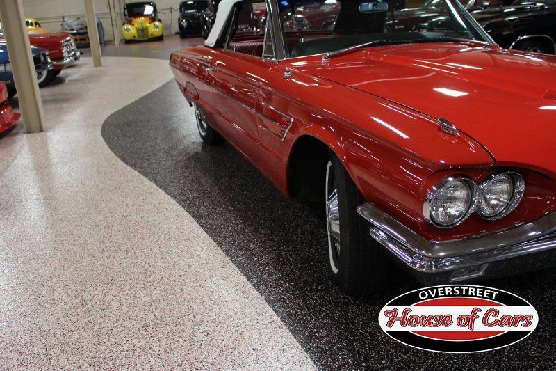 1965 Red Ford Thunderbird Convertible